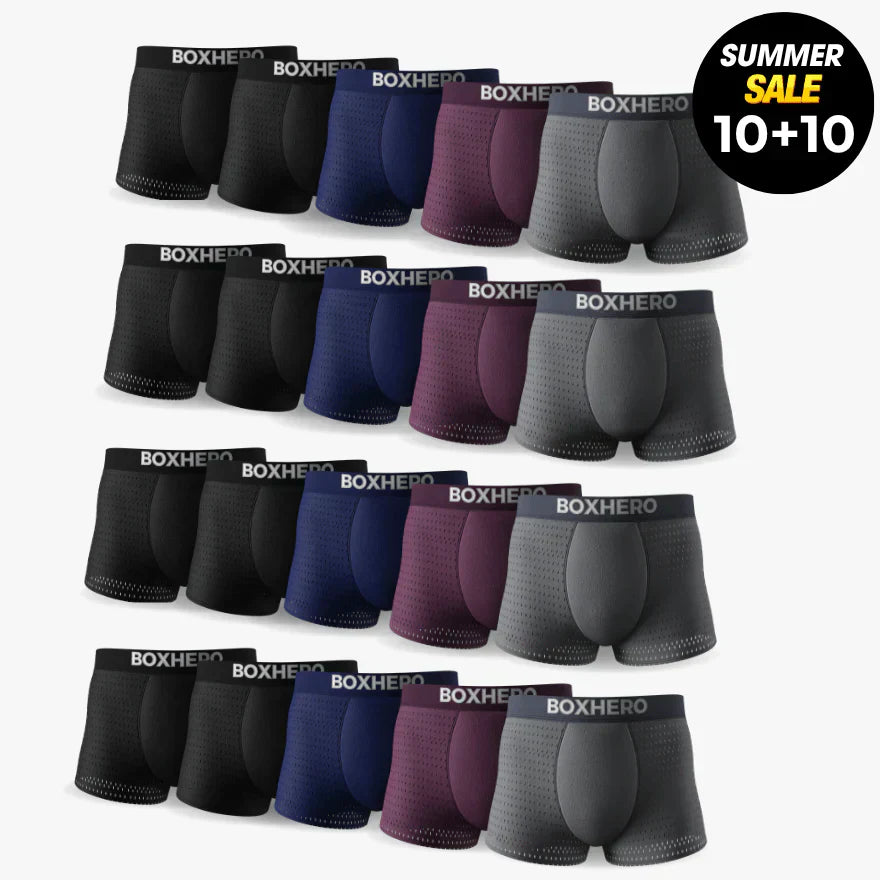 BOXHERO BAMBOO FIBRE BOXER SHORTS 1.0 - FOR ALL-DAY COMFORT